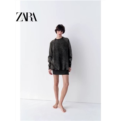 Новинка  Удлиненный свитшот ZARA Материал: основной-хлопок +полиэстер