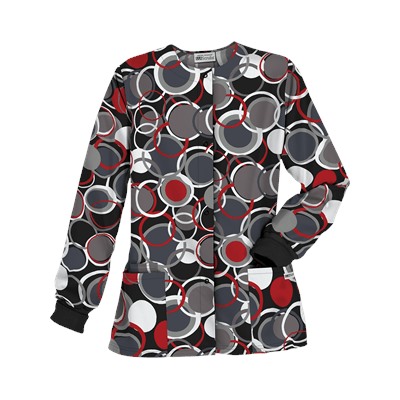 UA Circle Games Red Scrub Jacket