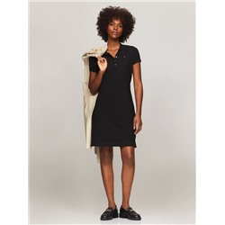 Stretch Cotton Slim Fit Polo Dress
