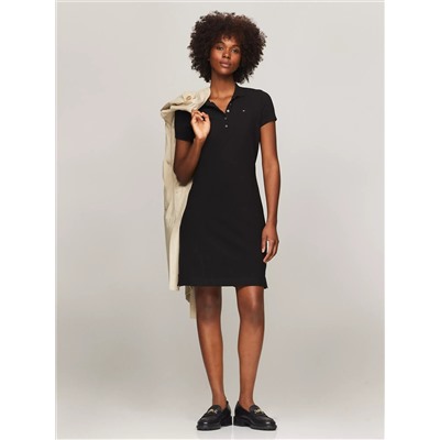 Stretch Cotton Slim Fit Polo Dress