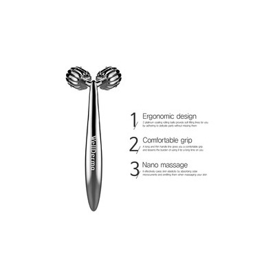 Face Lifting Dark Silver Roller, Роликовый массажер для лица