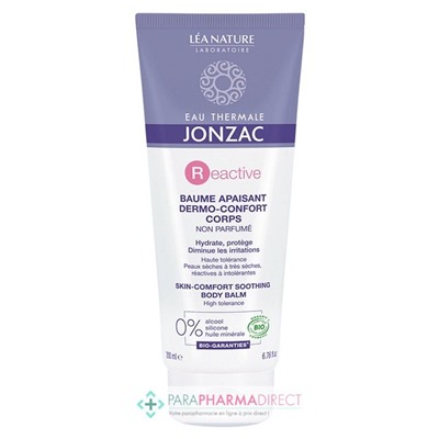 Eau Thermale Jonzac - Reactive - Baume Apaisant Dermo-Confort Corps BIO 200ml