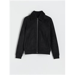 Jacke mit Sherpakragen