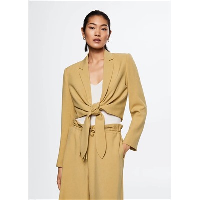 Americana corta nudo -  Mujer | MANGO OUTLET Melilla