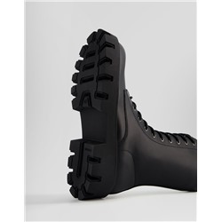 Men's track sole lace-up ankle boots