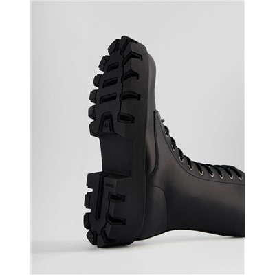 Men's track sole lace-up ankle boots