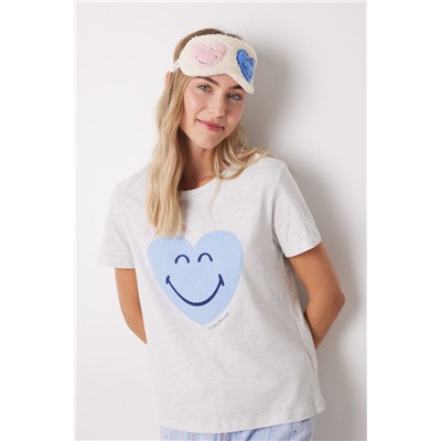 Pijama largo 100% algodón azul rayas