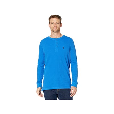 U.S. POLO ASSN. Long Sleeve Solid Thermal Henley