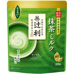 KATAOKA Tsujiri Matcha Milk растворимый чай матча с молоком 200 грамм