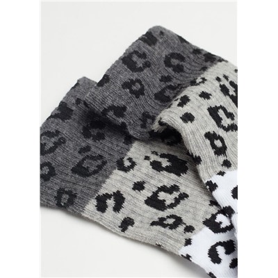 Kurze Socken mit Animal-Motiv