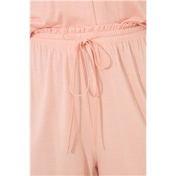 Pijama camisero viscosa naranja
