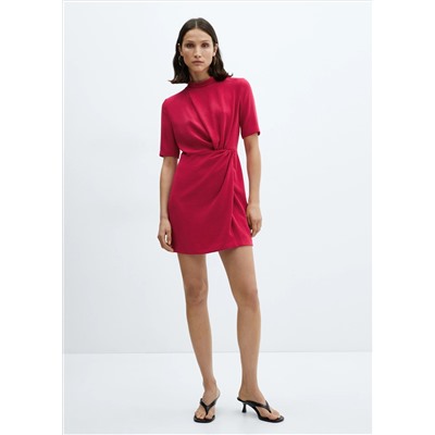 Vestido detalle drapeado