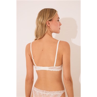 Sujetador triangular CHARMING encaje marfil