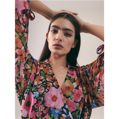 Kleid im Kimono-Schnitt
