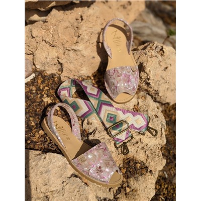 AB.Zapatos · 320-7 estampado beig PC+CINTURON BOLSOS (150)-6 (3) АКЦИЯ