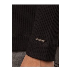 Джемпер из трикотажа в широкий рубчик VILATTE #1028715