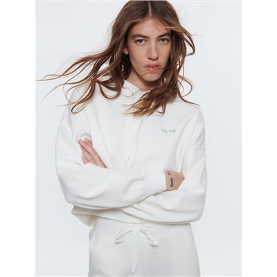 Pullover mit Reißverschluss und Kapuze