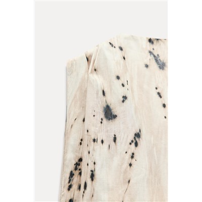 ZW COLLECTION PRINTED VOLUMINOUS TOP