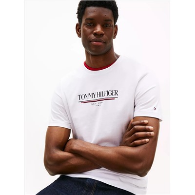 Tommy 1985 Stripe Logo T-Shirt