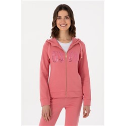 Kadın Pembe Basic Sweatshirt