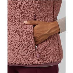 WOMEN'S REVERSIBLE SHERPA-LINED VEST