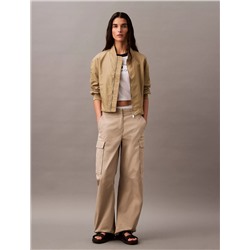 Nylon Bomber Jacket