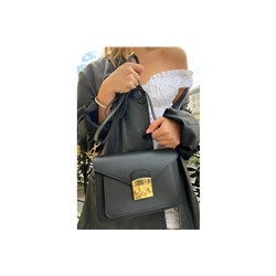 Bandolera de piel Vic Negro