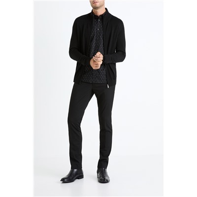 Camisa slim fit - Negro