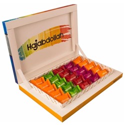 Конфеты из пишмание "Hajabdollah" Акварель (ассорти) во фруктовой глазури 300 гр 1/9 (коробка), шт