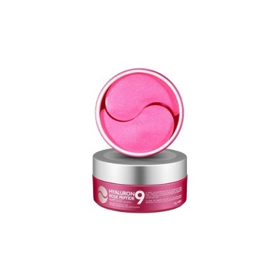 Hyaluron Rose Peptide9 Ampoule Eye Patch, Увлажняющие и питательные патчи с экстрактом розы