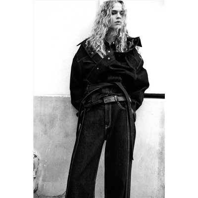 TRF MID-WAIST FULL LENGTH JEANS