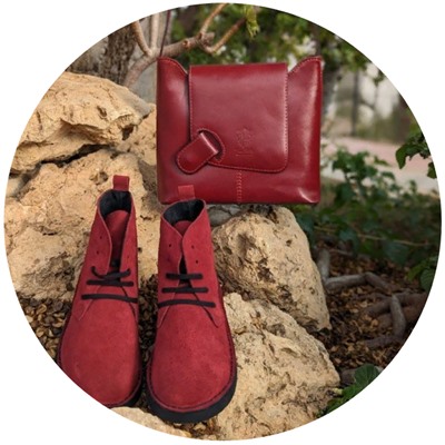 Ab. Zapatos 1619/2 New R · GRANATE+Vera Рelle colores БОРДОВЫЙ АКЦИЯ