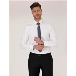 Beyaz Slim Fit Uzun Kollu Gömlek