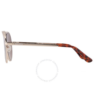 Guess Factory  Brown Gradient Pilot Ladies Sunglasses