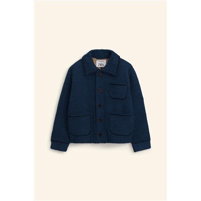 LIMITED EDITION REVERSIBLE NYLON KNIT CARDIGAN