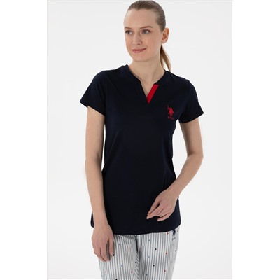 Kadın Lacivert Pijama Takımı