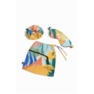 Pack coletero-antifaz estampado