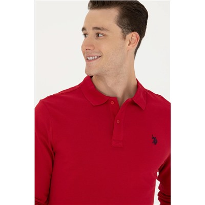 Erkek Kırmızı Basic Sweatshirt