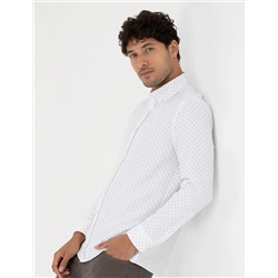 Haki Slim Fit Uzun Kollu Gömlek