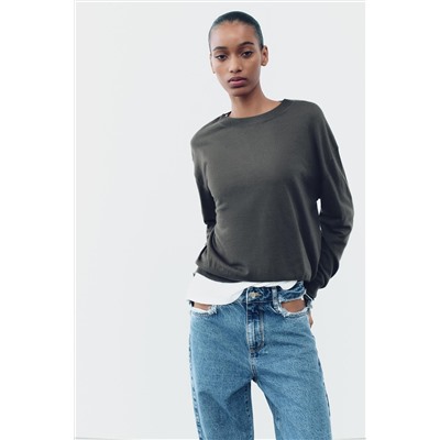 Z1975 MID-WAIST STRAIGHT CUT OUT JEANS
