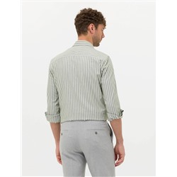 Haki Regular Fit Uzun Kollu Gömlek