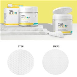 Feel So Good Peeling Pad (Toning Care)_Renewal Очищающие пилинг-спонжи с АНА кислотами для тонуса кожи