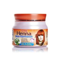 Маска для волос с хной и женьшенем Isme 250 гр/Isme Henna Herbal Hair Treatment 250 gr