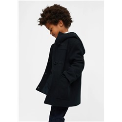 Abrigo lana bolsillos -  Niño | MANGO OUTLET España