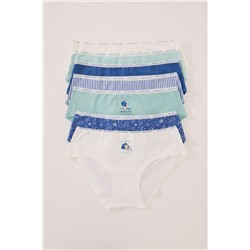 Pack 7  bragas anchas algodón mix Mafalda
