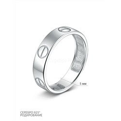 Серьги из серебра родированные 925 пробы Ct-43-01
