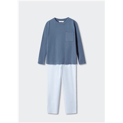 Pijama largo algodón -  Niño | MANGO OUTLET España