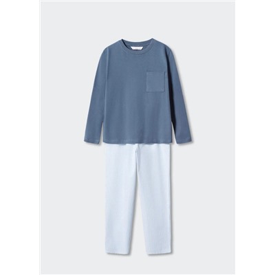 Pijama largo algodón -  Niño | MANGO OUTLET España
