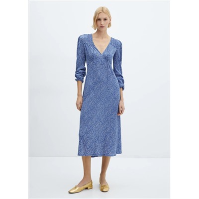 Vestido estampado lazo