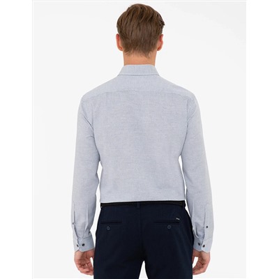 Siyah Slim Fit Uzun Kollu Gömlek